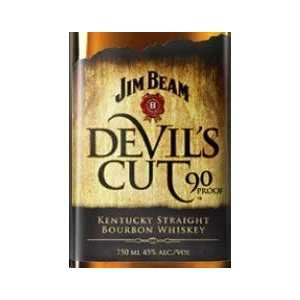  Jim Beam Bourbon Devils Cut 90@ 1 Liter Grocery 