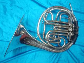 Vintage C F Schmidt Double French Horn c.1923 Rare Plays Great  