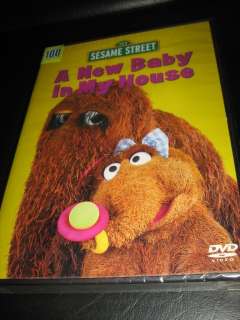 SESAME STREET   A NEW BABY IN MY HOUSE OFFICIAL DVD SEALED  