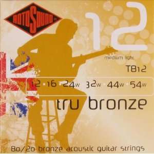  RotoSound Acoustic Tru Bronze (80/20), .012   .054, TB12 