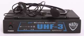 Nady UHF 3 Headset HM 3 Wireless System MU1/470.55  