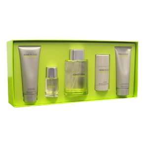 KENNETH COLE REACTION Cologne. 5 PC. GIFT SET ( EAU DE TOILETTE SPRAY 