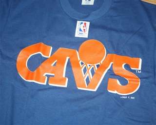Vintage Cleveland cavaliers Cavs t shirt 90s NWT Nance Lebron NBA 