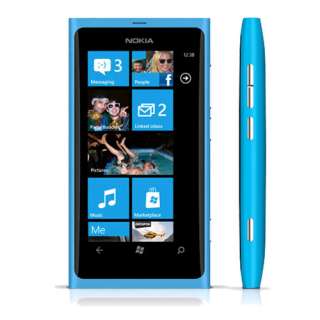 Nokia Lumia 800 Mobile Phone Cyan Blue Sim Free Unlocked New 