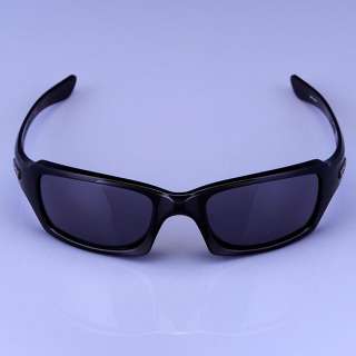 Authentic OAKLEY FIVES SQUARED Polish Black Sunglasses 03 440  