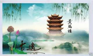 wonderful oil paintingthe beautiful chinese landscape  