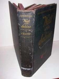 West of the Sabine 1938 pioneersTexas Mexico signed HC  