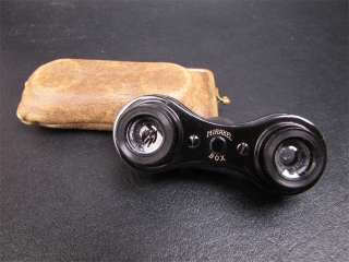 Vintage Mirakel Pocket Binoculars Opera Glasses In Case  