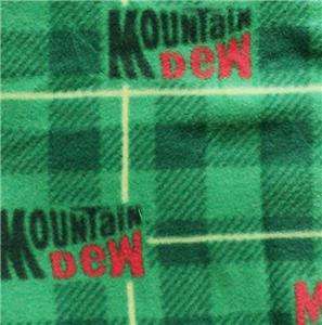 NEW Mountain Dew Fleece Mens Sleep Pant Pajamas Lounge Wear Mens XL 