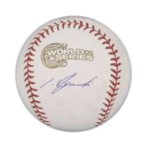 Tadahito Iguchi Autographed Baseball  Details World Series Baseball