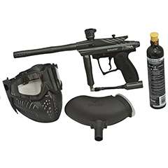 Kingman Spyder Xtra Pro Pack Paintball Gun Kit   Black  