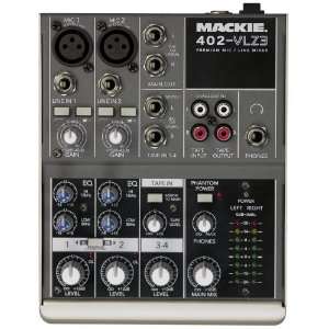  Mackie 402 VLZ3 Premium 4 Channel Ultra Compact Mixer 
