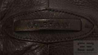 Cole Haan Brown Pebbled Leather Alison Patchwork Handbag F06  