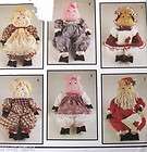Jiffy Pattern Kitchen SANTA PIG doll MR. Mrs. Country C