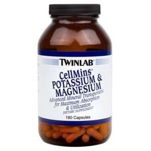  Twinlab Cellmins   Potassium & Magnesium 180 Capsules 