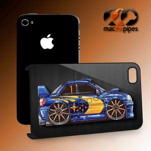   Impreza Rally Koolart iPhone 4 / 4S Black Hard Case Cover  