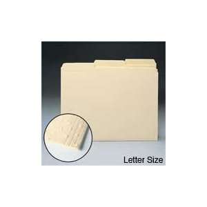 Manila CutLess/ WaterShed Folders 1/3 Cut Tab, Letter Size 