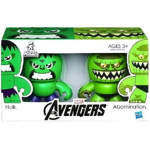   Marvel Avengers Movie Mini Mighty Muggs 2Pack Hulk Abomination Toys