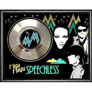  Mish Mash Speechless Framed Silver Record A3 