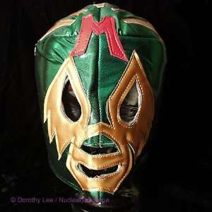  Lucha Libre Wrestling Halloween Mask Mil Mascaras green 