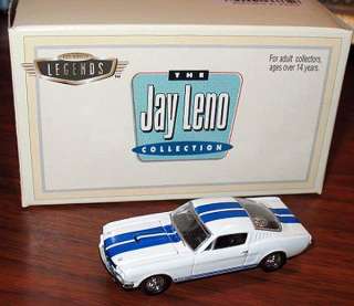 HOT WHEELS LEGENDS SHELBY MUSTANG GT 350 MIB JAY LENO NRFB WOW  