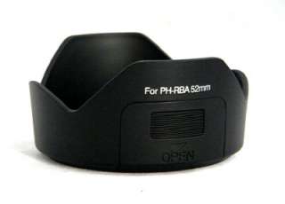Replace PH RBA 52mm Lens hood for Pentax 18 55mm I / II  