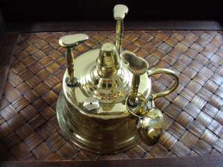 brass turkish coffee maker tabletop alcohol burner LRG  