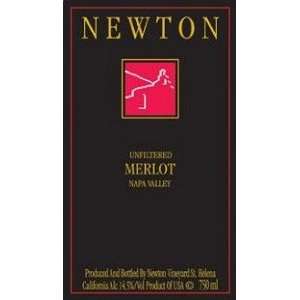  Newton Merlot Unfiltered 2007 750ML Grocery & Gourmet 