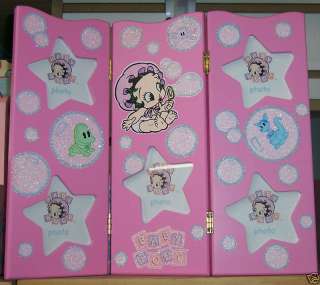 BABY BETTY BOOP Tri fold Nursery PHOTO Picture FRAME  