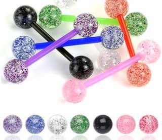   rings. Colors purple, blue, clear, green, black, pink, and red