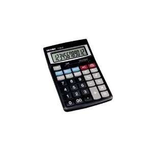  12 Digit Mini Desktop Business Calculator, Dual Power with 
