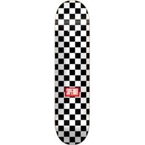   Mini Logo Black / White Skateboard Deck   7.5