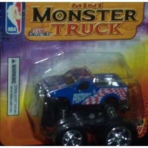  Detroit Pistons 2004 Mini Monster Truck NBA Diecast Fleer 