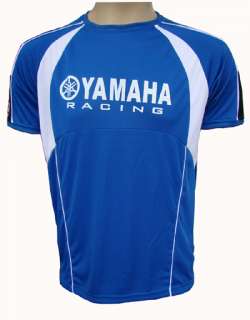 Yamaha Motorcycle Pit Crew T Shirt Blue L XL XXL  