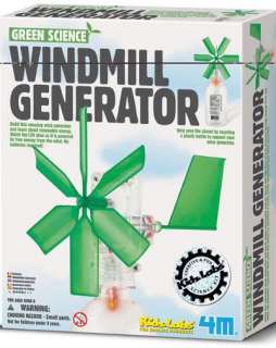 Windmill Generator Green Science Project Kit Renewable Energy Kidz 