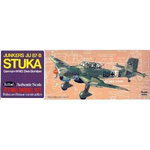    Junkers JU 87B Stuka Balsa Model Airplane Guillows_1 Toys & Games