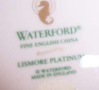 WATERFORD CHINA LISMORE PLATINUM FOOTED COFFEE CUP NEW  