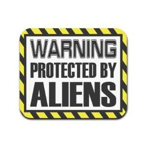   Protected By Aliens Mousepad Mouse Pad