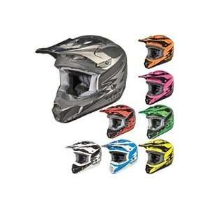  FLY   Kinetic Offroad MX Helmets Medium Matte Black/ Grey 