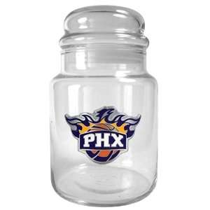  Sports NBA SUNS 31oz Glass Candy Jar   Primary Logo/Clear 