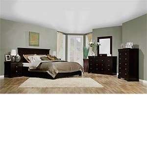  Set Bed, 2 Nightstands, Dresser, Mirror and Chest