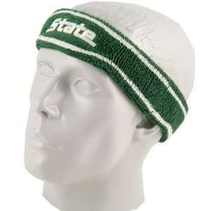  Nike Michigan State Spartans Green Elite Headband Sports 