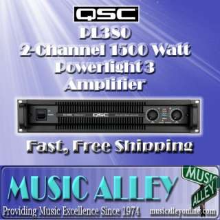QSC PL380 2 Channel 800 Watt Amplifier Powerlight 3™  