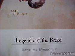 Poster/Print AQHA Western Quarter Horse Legends King Wimpy Leo Western 