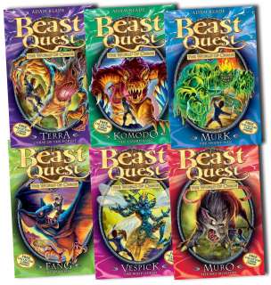 Beast Quest Collection Adam Blade 6 Books Set Series 6 Pack 31 to 36 