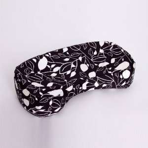  Nursing Pillow in Black and White Leaf Baby