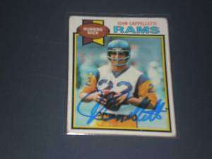Rams John Cappelletti Signed 1979 Topps Card #18 JSA  