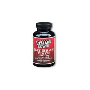  Vitamin Power Oat Bran Fiber Supplement 1000 mg 180 