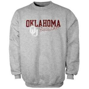  OU Sooner Fleece Sweatshirt  Oklahoma Sooners Youth Ash 