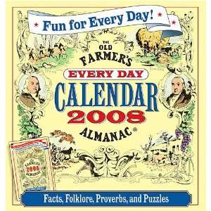  Old Farmers Almanac 2008 Desk Calendar